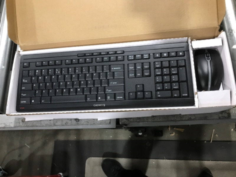 Photo 2 of Cherry Stream Desktop - Wireless Keyboard and Mouse Combo - US Layout - QWERTY Keyboard - Black