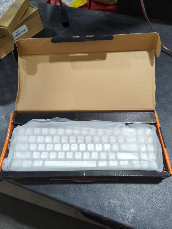 Photo 1 of RK ROYAL KLUDGE RK71 Mechanical Keyboard 70% Compact Bluetooth Keyboard 71 Keys,Tenkeyless USB Wired/Wireless Portable Gaming/Office with Stand-Alone Arrow Keys for Windows MacOS (Red Switch-White)