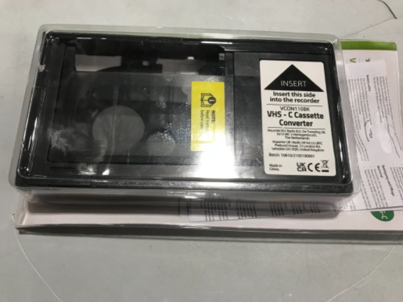 Photo 2 of Konig VHS-C Cassette Adapter [KN-VHS-C-ADAPT] - Not Compatible with 8mm/MiniDV