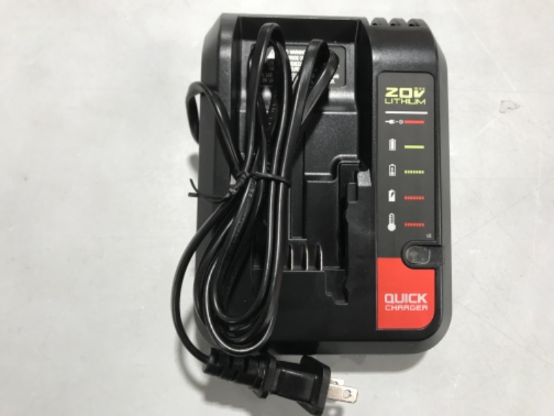 Photo 2 of Biswaye 20V MAX Battery Fast Charger PCC692L Compatible with Porter-Cable 20V MAX Lithium Battery PCC680L PCC681L PCC685LP PCC685L PCC682L PCC601 Compatible with Black & Decker 20V Battery