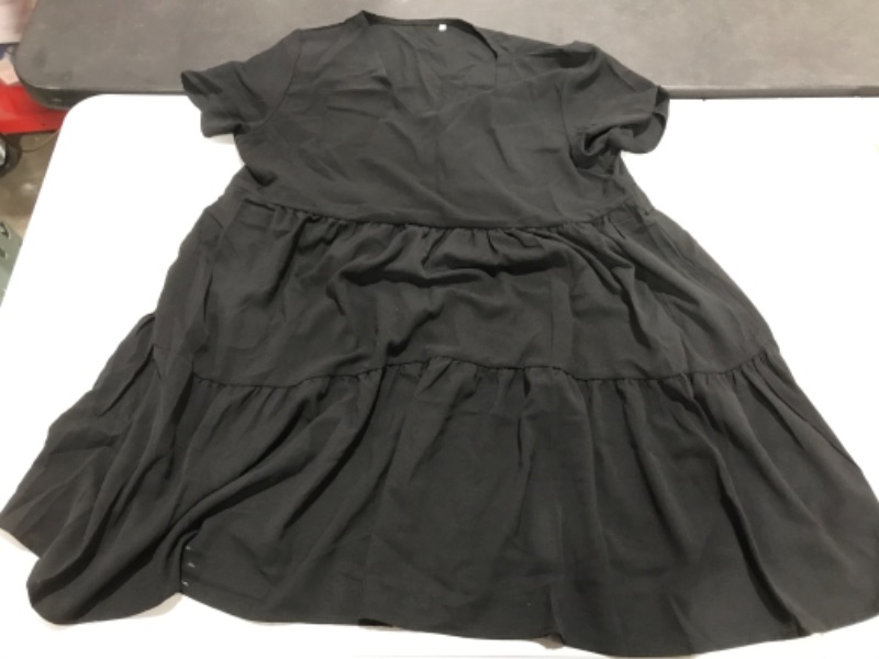 Photo 1 of Amoretu Women Summer Tunic Dress V Neck Casual Loose Flowy Swing Shift Dresses - Size Unknown