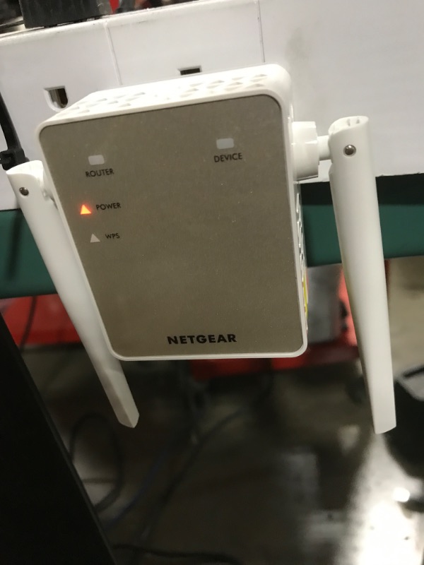 Photo 1 of NETGEAR Wi-Fi Range Extender EX6120 - Coverage Up to 1500 Sq Ft and 25 Devices with AC1200 Dual Band Wireless Signal Booster & Repeater (Up to 1200Mbps Speed), and Compact Wall Plug Design WiFi Extender AC1200