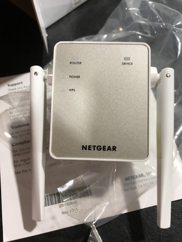 Photo 3 of NETGEAR Wi-Fi Range Extender EX6120 - Coverage Up to 1500 Sq Ft and 25 Devices with AC1200 Dual Band Wireless Signal Booster & Repeater (Up to 1200Mbps Speed), and Compact Wall Plug Design WiFi Extender AC1200