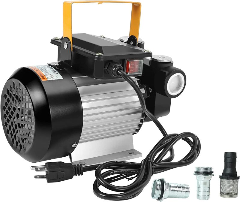 Photo 1 of 110V AC 550W Self Priming Electric Transfer Pump, 60L/min Oil Transfer Pump Fuel Diesel Kerosene Biodiesel Pumps For Vehicles, Construction Sites, Farms
