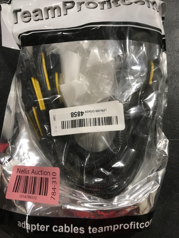 Photo 1 of 16 AWG GPU VGA PCI-e 8Pin PCI Express Graphics Video Card GPU VGA 8 Pin Female to Dual GPU 8(6+2) Pin Male GPU 8 pin Splitter Power Sleeved Cable 8 Pin GPU 12-inches (4 Pack) TeamProfitcom
