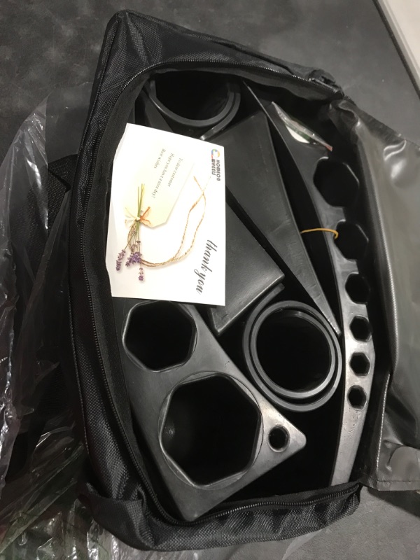 Photo 1 of Homeon Wheels 2 Pack Camper Leveler Two Curved Levelers Two Blocks Two Non-Slip Mats One T Level for Trailers Campers, 35,000 lb Heavy Duty Leveler Tire Chocks for RV Camper Trailer Truck Motorhome Black Longer Camper Leveler