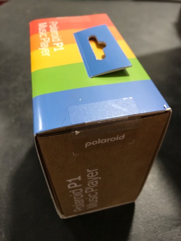 Photo 1 of Polaroid P1 Music Player (Blue) - Super Portable Wireless Bluetooth Speaker Rechargeable with IPX5 Waterproof and Dual Stereo Pairing - sealed - 