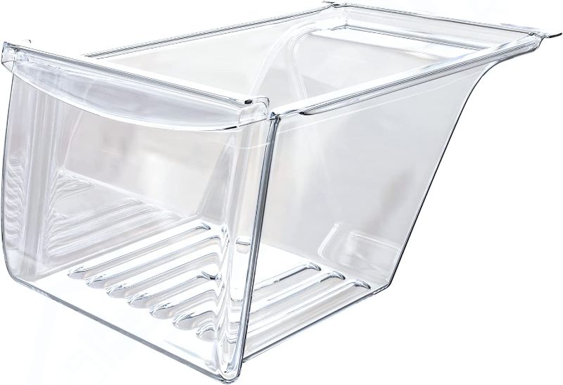 Photo 1 of  Crisper Bin Compatible with Frigidaire Refrigerator Shelf | Fridge Drawer | Frigidaire Refrigerator Parts - KENMORE - SEARS - 2536480240C / 25365802508 REFRIGERTOR 