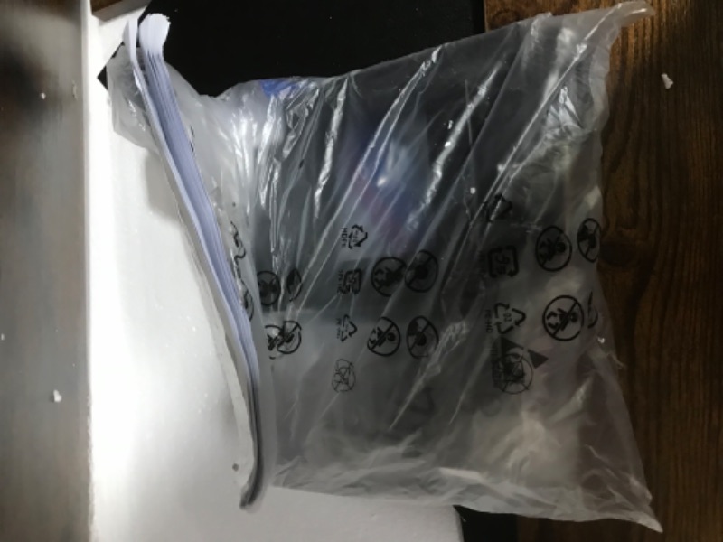 Photo 1 of Rolanstar Computer Desk with 2 Drawers and Power Outlet, 47" Home Office Writing Desk with Monitor Stand, Workstation Table with Stable Metal Frame, Rustic Brown Rustic Brown 47 Inches