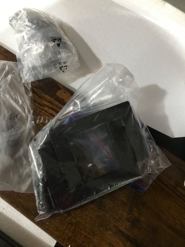 Photo 1 of Rolanstar Computer Desk with 2 Drawers and Power Outlet, 47" Home Office Writing Desk with Monitor Stand, Workstation Table with Stable Metal Frame, Rustic Brown Rustic Brown 47 Inches