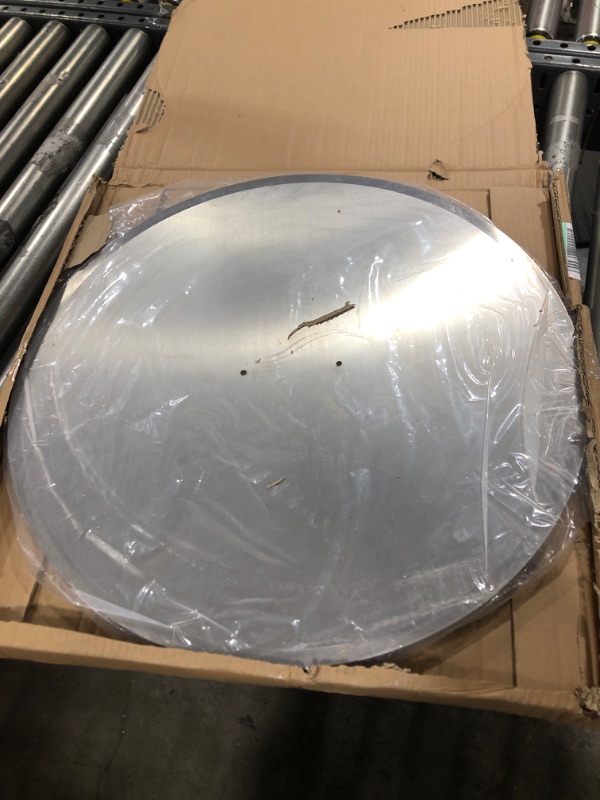 Photo 3 of AJinTeby 22" Round Stainless Steel Fire Burner Pit Cover Fits 19" Round Drop-in Fire Pit Pan, Round Flat Fire Pit Pan 22" Dia