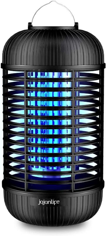 Photo 1 of Electric Bug Zapper Portable Insect Trap Waterproof Mosquito Fly Killer Lamp Plug in 15W/3300v Standing or Hanging for Indoor Outdoor Home Backyard Camping Office
