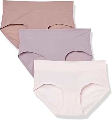 Photo 1 of Amazon Essentials Women's All Way Stretch Panty (Hipster or Boyshort), Pack of 3---xs