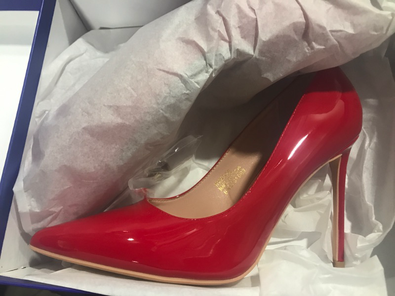 Photo 1 of Delonia Regia Hello! Red Stileto heels size 8 womens