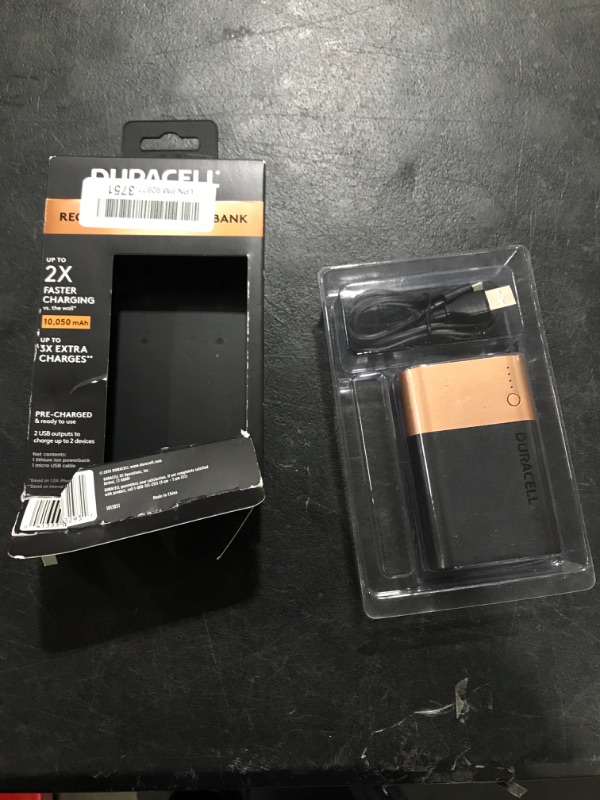 Photo 2 of Duracell 3-Day Power Bank and USB Charger