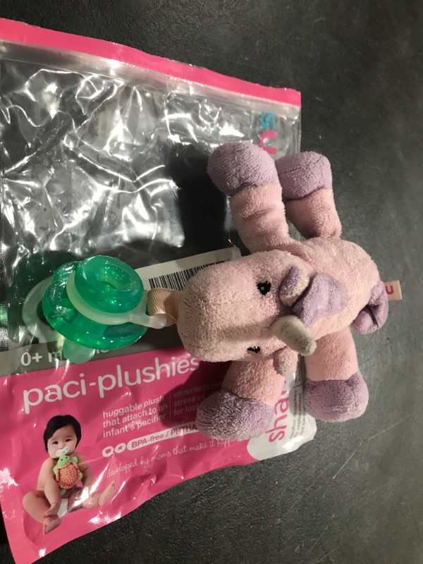 Photo 1 of Nookums Paci-Plushies Buddies - Alligator Pacifier Holder - Adapts to Name Brand Pacifiers, Suitable for All Ages, Plush Toy Includes Detachable Pacifier Alli the Alligator