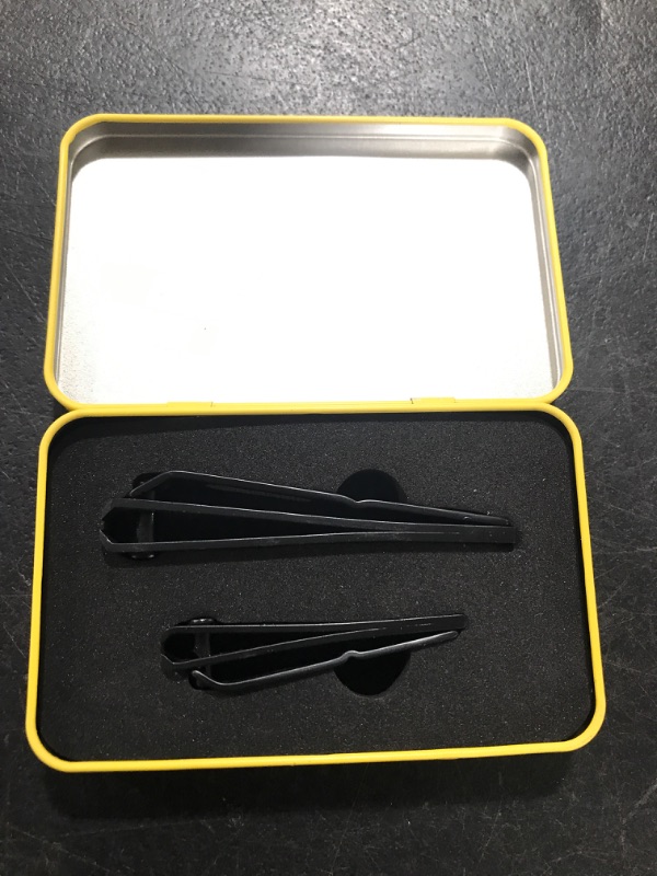 Photo 3 of Nail Clippers Set, Ultra Sharp Sturdy Fingernail and Toenail Clipper Cutters with Visibly Tin Case by HAWATOUR Black