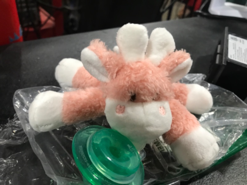Photo 1 of Nookums Paci-Plushies Buddies Adapts to Name Brand Pacifiers, Suitable for All Ages, Plush Toy Includes Detachable Pacifier (Gemma The Giraffe)