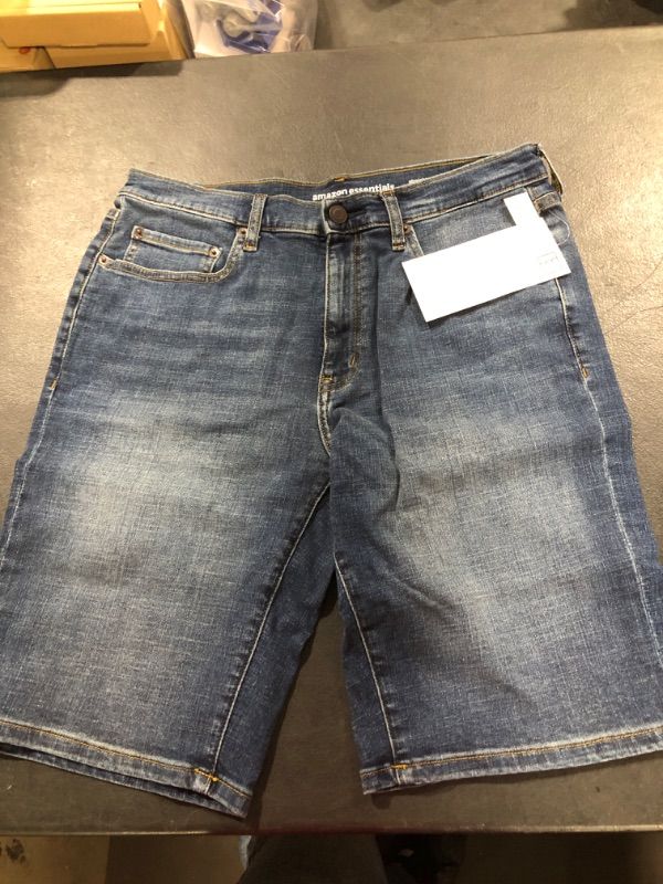 Photo 2 of Amazon Essentials Men's Slim-fit 11" Inseam Denim Short