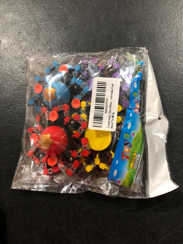 Photo 1 of 4Pack Fingertip Gyro Fingertip Mechanical Top DIY Deformation Robot Metal Transformable Gyro Spinners Finger Chain Robot Toy Changeable Face Fidget Spinners Octopus ADD ADHD Astium for Kids Adults
