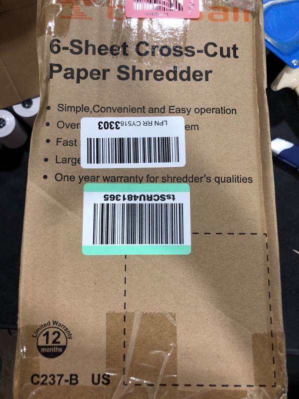 Photo 1 of Paper Shredder 