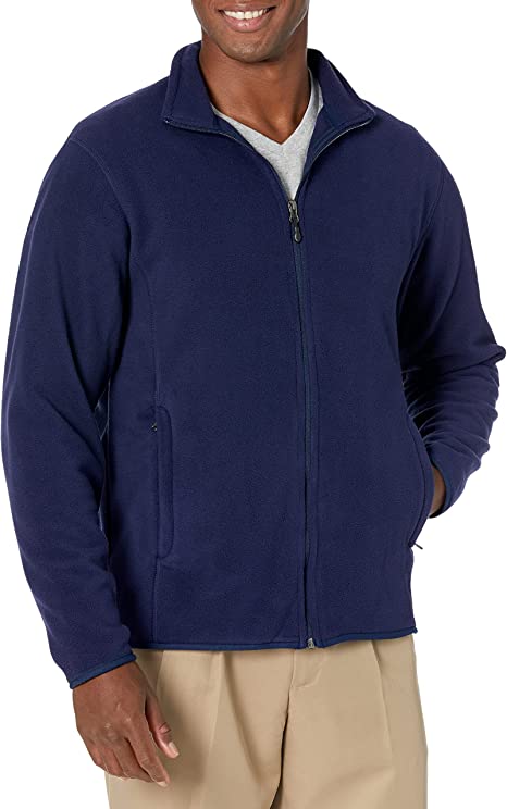 Photo 1 of Amazon Essentials Men's Full-Zip Polar Fleece Jacket (Available in Big & Tall)--XL