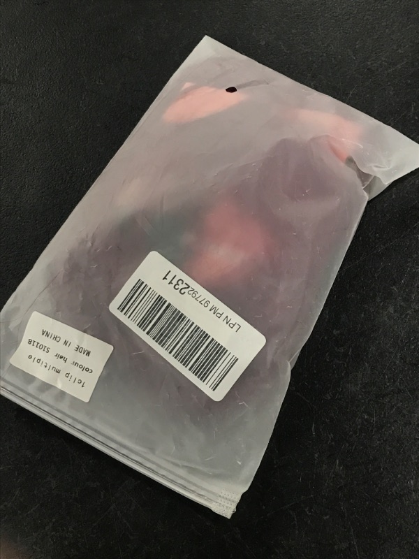 Photo 1 of Red Hair Extensions Colored Clip in Hair Extensions 22 Inch Rainbow Hair Synthetic straight Hair Extensions for Women Girls Kids Gift Multi-Colors Party Clip in Synthetic Hairpiece