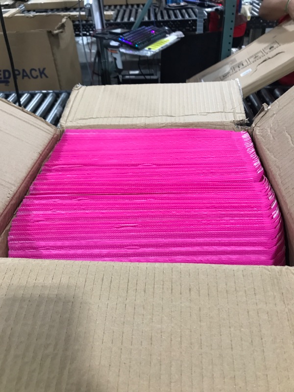 Photo 2 of Rihogar 8.5x12 Inch Bubble Mailers 100 Pack, Self-Seal Waterproof Padded Envelopes, Cushioned Bubble Mailers Packaging for Shipping, Mailing, Packaging, Small Business, Bulk, Pink Pink 8.5x12"100pack