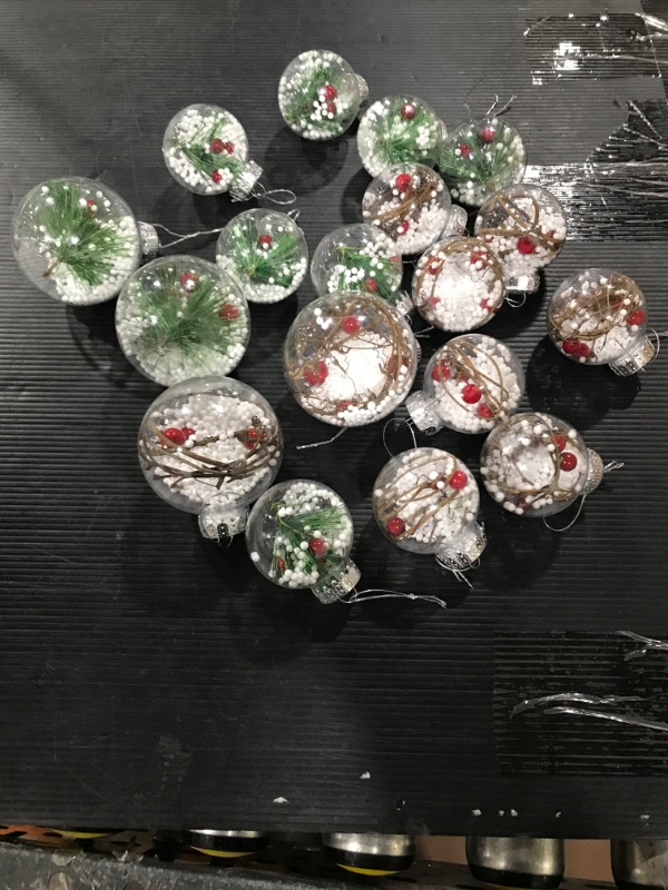 Photo 1 of 18 PACK OF ornament SNOW GLOBE