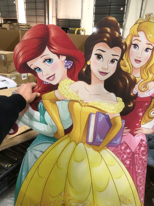 Photo 2 of Advanced Graphics Ariel, Belle & Aurora Life Size Cardboard Cutout Standup - Disney Princess Friendship Adventures