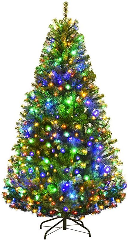 Photo 1 of  5FT Pre-Lit Artificial Christmas Tree Auto-Spread

