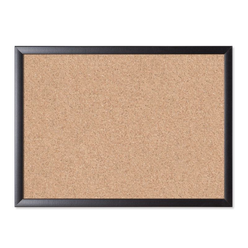 Photo 1 of U Brands Cork Bulletin Board, 24 X 18 Inches, MDF Frame (026U00-01)
