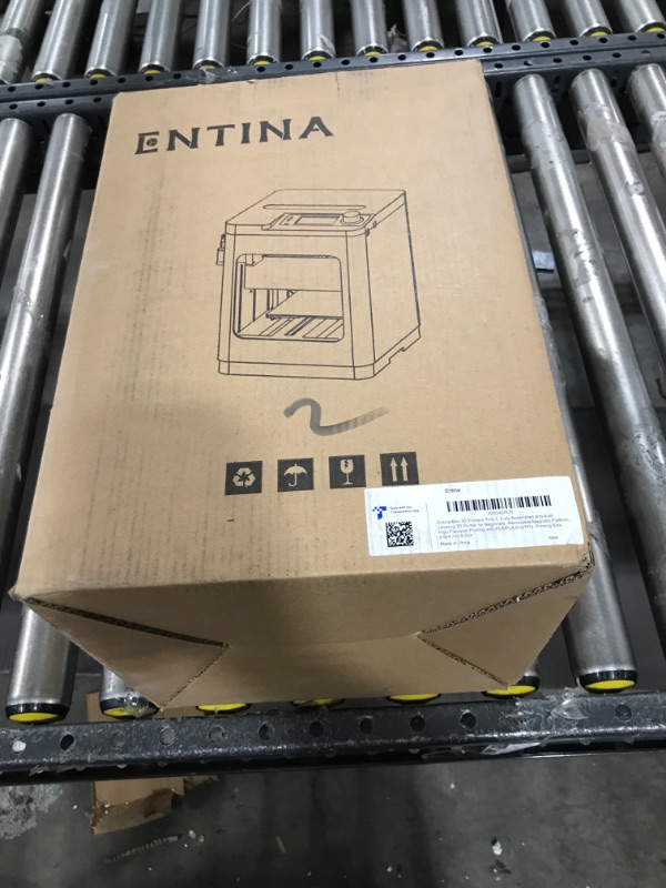 Photo 2 of Entina Mini 3D Printers Tina 2, Fully Assembled and Auto Leveling 3D Printer for Beginners, Removable Magnetic Platform, High Precision Printing with PLA/PLA Pro/TPU, Printing Size 3.9x4.7x3.9 inch MicroSD Card