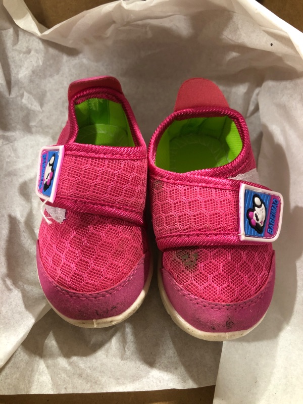 Photo 3 of  Baby Boys Girls Shoes Breathable Mesh Sneakers Cute Casual Lightweight Non-Slip Walking Shoes  3.5C---MINOR DIRT 