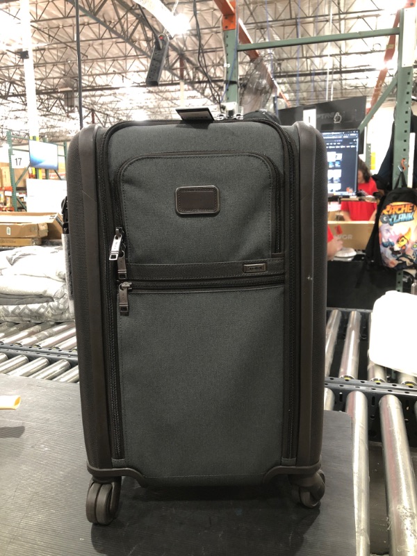Photo 2 of TUMI - Alpha 3 International Dual Access 4 Wheeled Carry-On Luggage - 22 Inch Rolling Suitcase for Men and Women One Size Anthracite