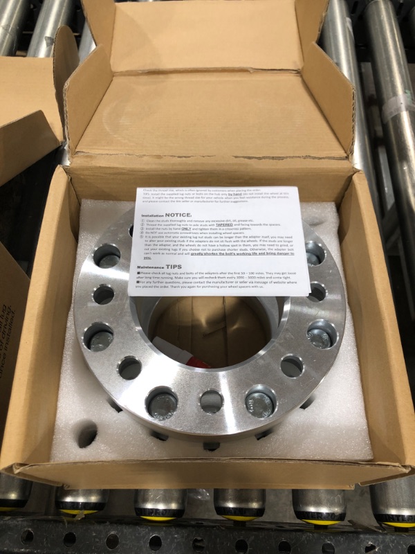 Photo 3 of 8x6.5 to 8x180 Wheel Spacers 1.5"(38mm) Bore 117mm with M14x1.5 Studs for Chevy Silverado 1500 HD 2500 HD 3500 HD Suburban Express Avalanche | GMC Sierra Savana Yukon, 4PCS 8x165.1-8x180 Wheel Adapter