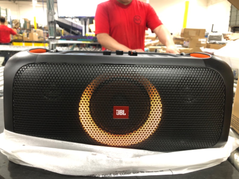 Photo 3 of JBL PartyBox On-The-Go Powerful Portable Bluetooth Party Speaker with Dynamic Light Show