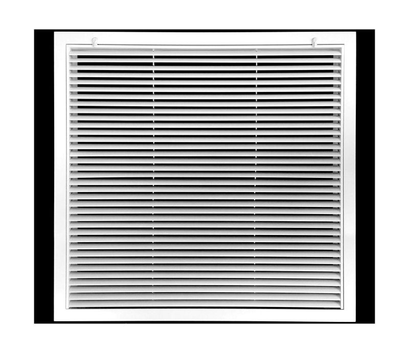 Photo 1 of 20 X 20 Aluminum Return Filter Grille - Easy Airflow - Linear Bar Grilles [Outer Dimensions: 21.75w X 21.75h]