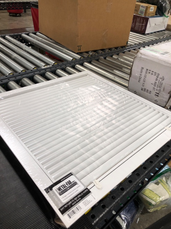 Photo 2 of 20 X 20 Aluminum Return Filter Grille - Easy Airflow - Linear Bar Grilles [Outer Dimensions: 21.75w X 21.75h]