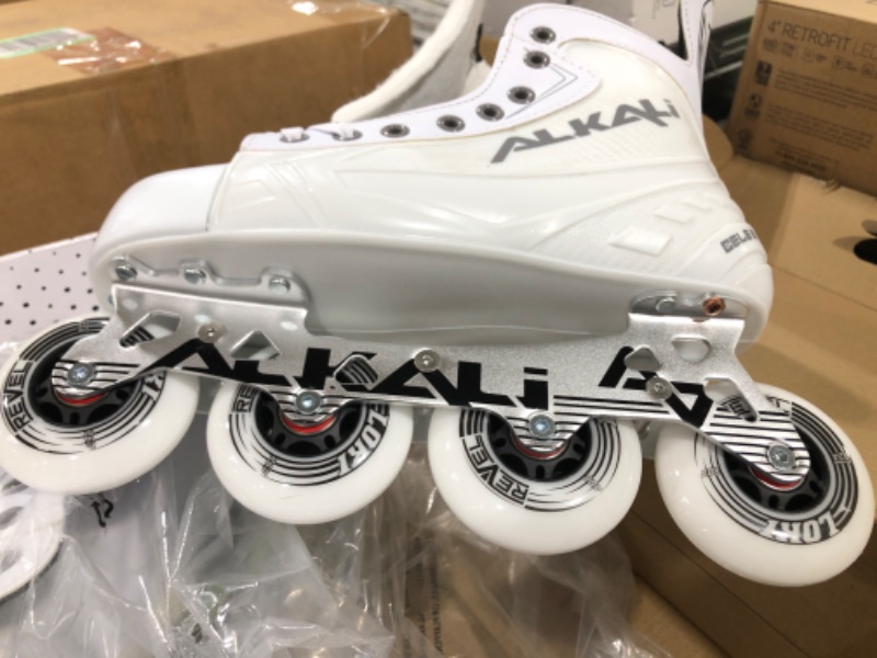 Photo 3 of Alkali Cele III Senior Adult Junior Kids Inline Roller Hockey Skates, New for 2023 Skate Size 9 (Shoe Size 10-10.5)