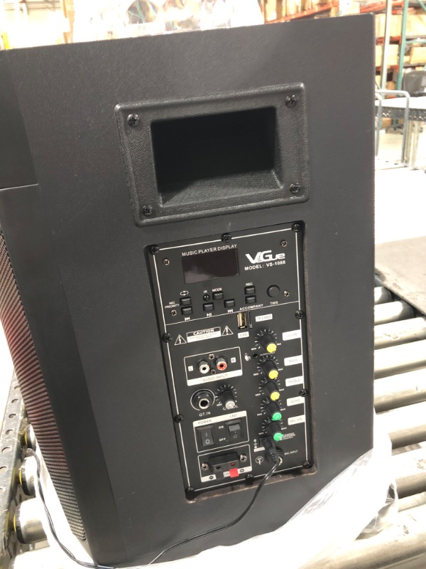 Photo 1 of Karaoke Machine for Adults & Kids, VeGue Bluetooth PA Speaker System with 2 Wireless Microphones, 10'' Subwoofer, Disco Ball, Karaoke Singing Machine for Home Karaoke, Singing Party, Church (VS-1088)