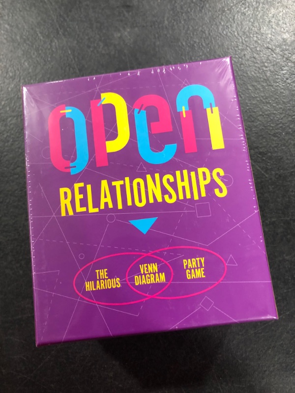 Photo 1 of Open Relationships: The Hilarious Venn Diagram Party Game, for 3+ Creative & Witty Players