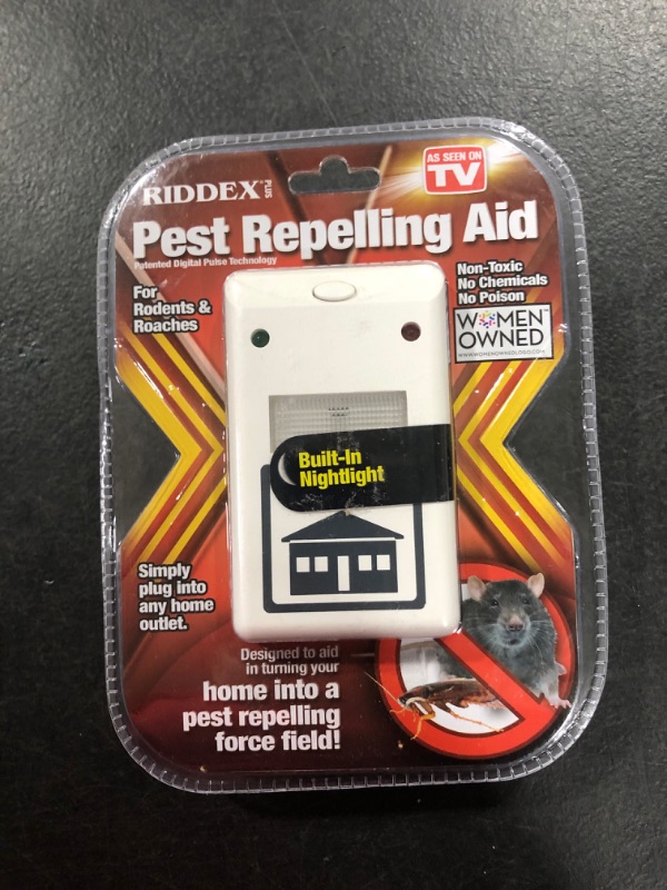 Photo 2 of RIDDEX Plus Insect Repellent | Plug in, Mouse Deterrent - Pest Control for Defense Against Rats, Mice, Roaches, Bugs and Insects | Control Pests with No Chemicals or Poison | White