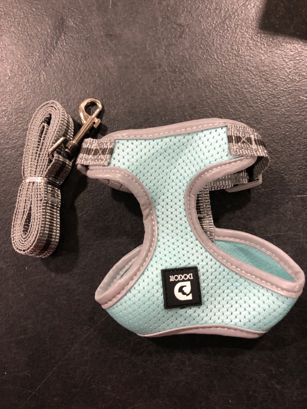 Photo 1 of Puppia Soft Dog Harness No Choke Over-The-Head Triple Layered Breathable Mesh Adjustable Chest Belt and Quick-Release Buckle, Sky Blue, XS