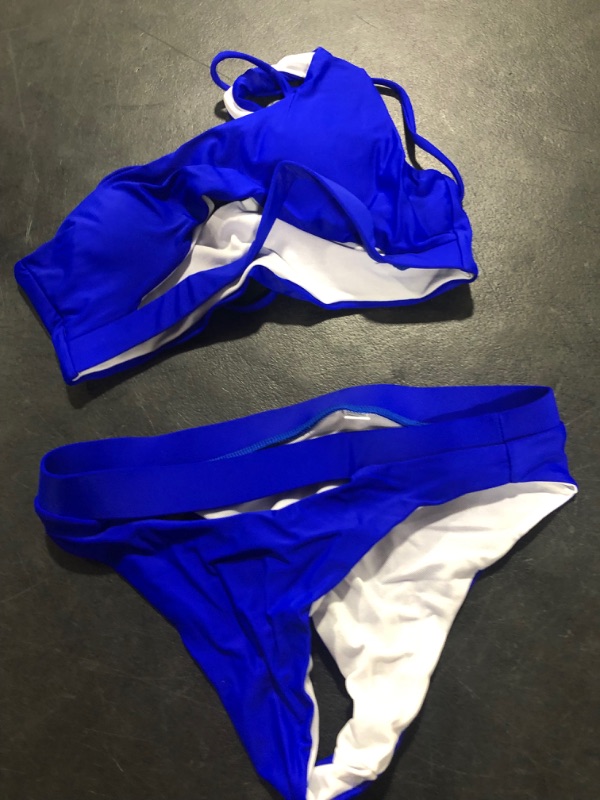 Photo 1 of Womens (S) Blue Bikini 