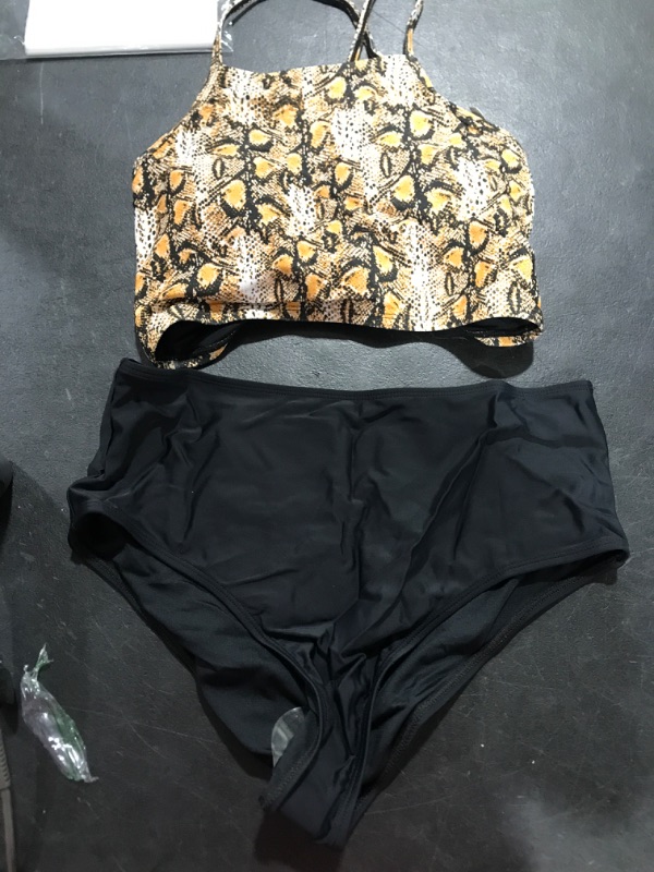 Photo 1 of 2 Piece Gold Top Black bottoms 