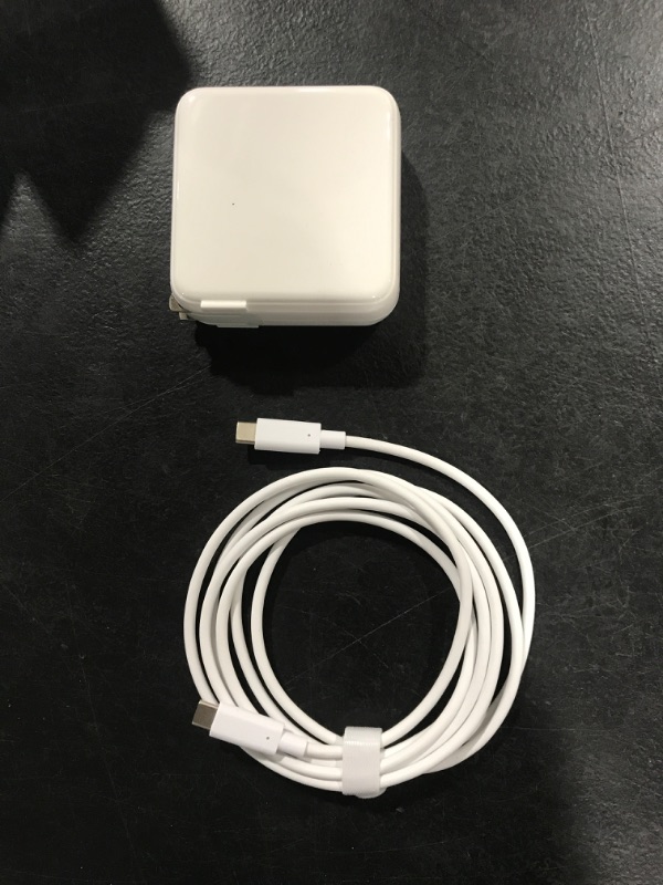 Photo 2 of 96W USB C Charger for MacBook Pro 16, 15, 14, 13 inch 2021, 2020, 2019, 2018, New MacBook Air, iPad Pro, USBC, Type C Thunderbolt Laptop Power Adapter Supply, LED, 6.6ft 5A USB C to C Charging Cable