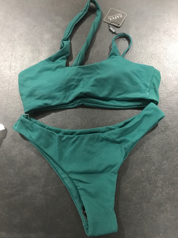 Photo 1 of ZAFUL GREEN BATHING SUIT