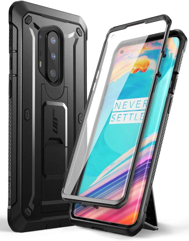 Photo 2 of SUPCASE Unicorn Beetle Pro Series Case Designed for OnePlus 8 Pro, Built-in Screen Protector Full-Body Rugged Holster Case for OnePlus 8 Pro (Black) 