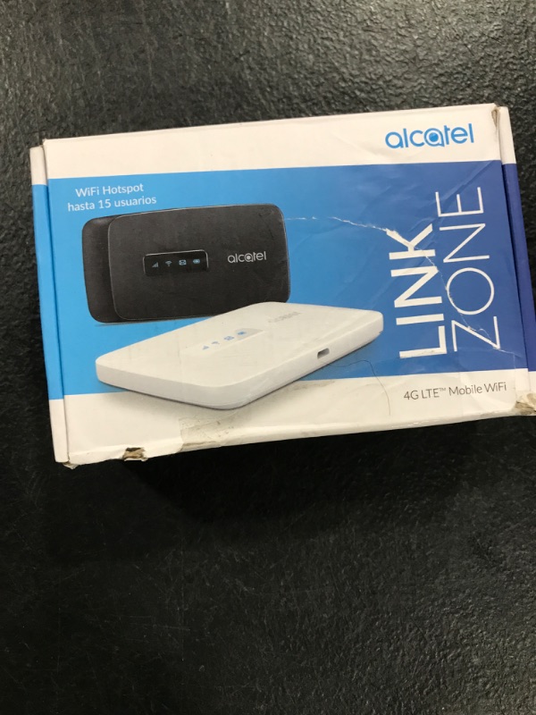 Photo 2 of Alcatel LINKZONE | Mobile WiFi Hotspot | 4G LTE Router MW41TM | Up to 150Mbps Download Speed | WiFi Connect Up to 15 Devices | Create A WLAN Anywhere | GSM Unlocked